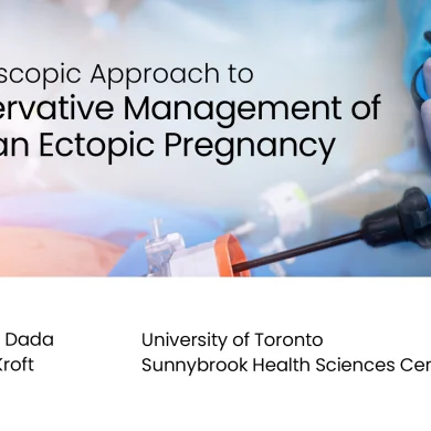 Laparoscopic Approach to Conservative Management of Ovarian Ectopic Pregnancy