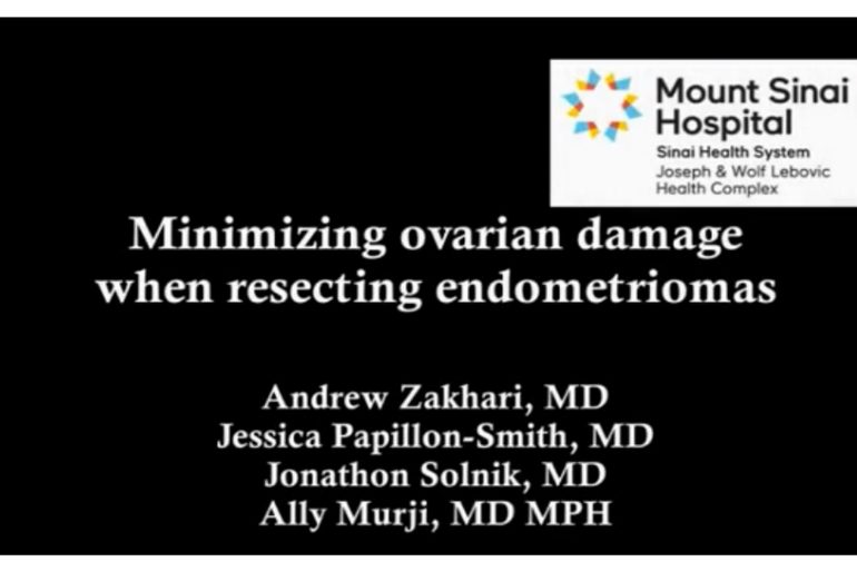 Minimizing Ovarian Damage When Resecting Endometriomas