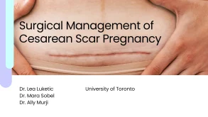 Surgical Management of Cesarean Scar Pregnancy