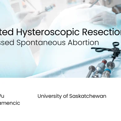 Targeted Hysteroscopic Resection of a Missed Spontaneous Abortion