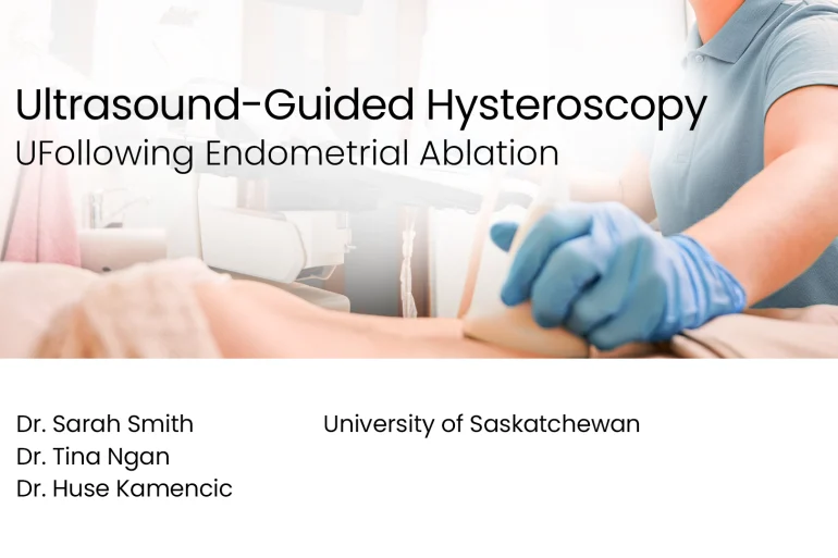 Ultrasound-Guided Hysteroscopy Following Endometrial Ablation