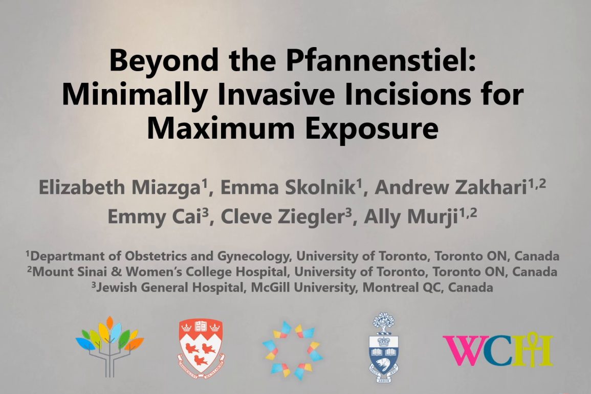 Beyond the Pfannenstiel Minimally Invasive Incisions for Maximum Exposure