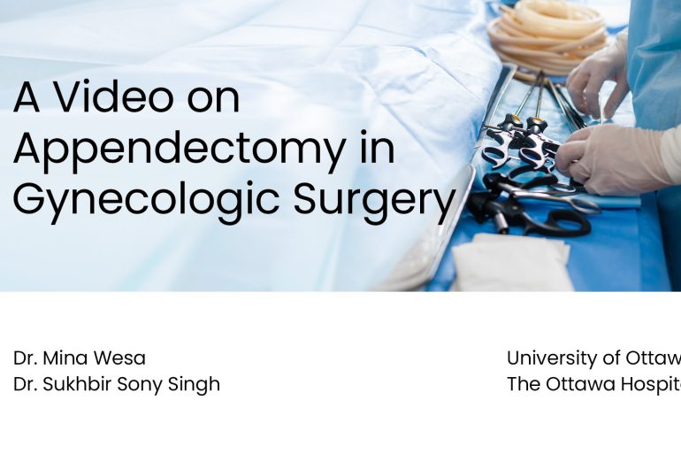 A Video on Appendectomy in Gynecologic Surgery preview