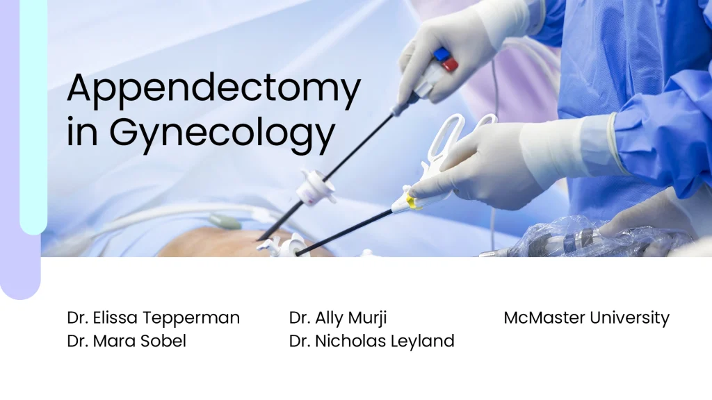 Appendectomy in Gynecology | Cansage Videos