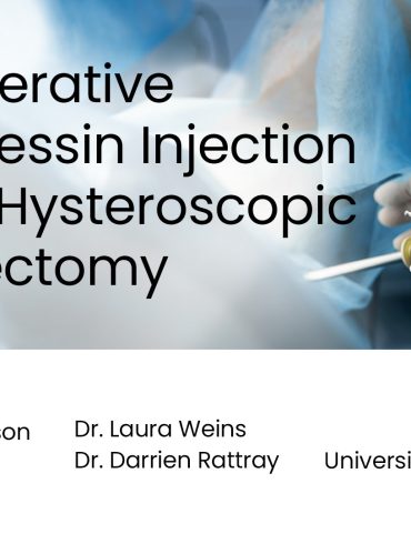 Intraoperative Vasopressin Injection During Hysteroscopic Myomectomy preview