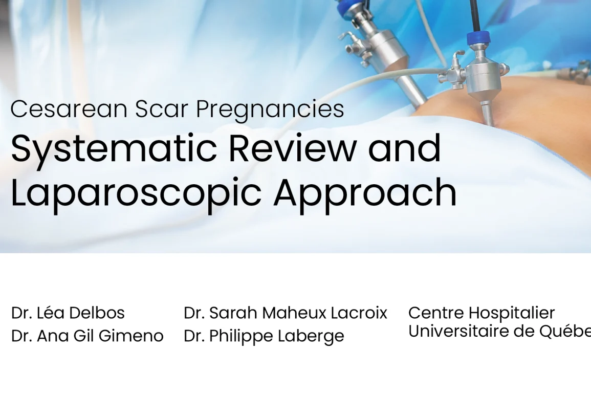 Cesarean Scar Pregnancies: Systematic Review and Laparoscopic Approach