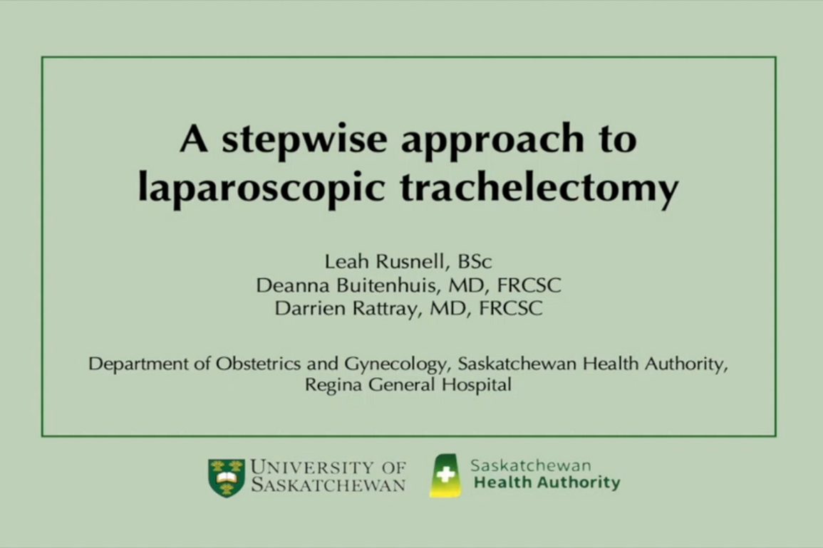A Stepwise Approach to Trachelectomy