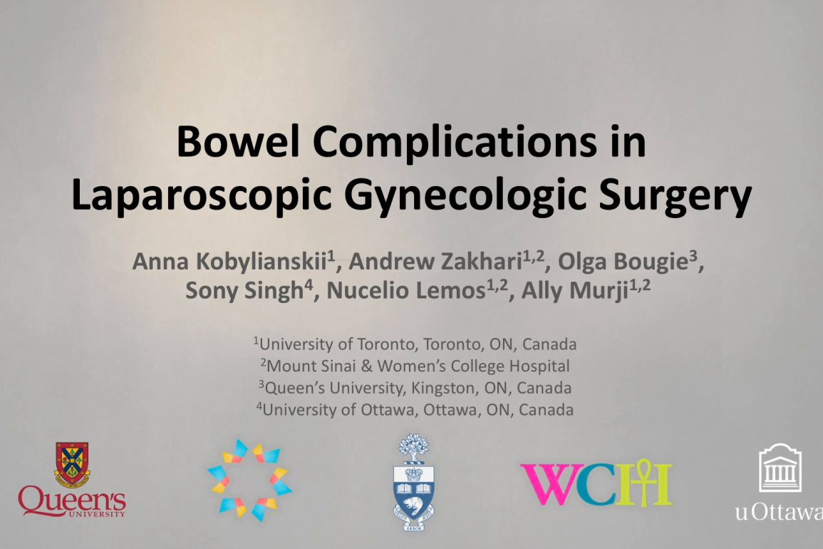 Bowel Complications in Laparoscopic Gynecologic Surgery
