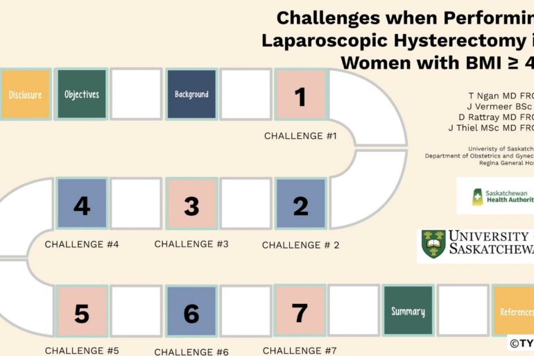 Challenges when Performing Laparoscopic Hysterectomy in Women with BMI ≥ 40