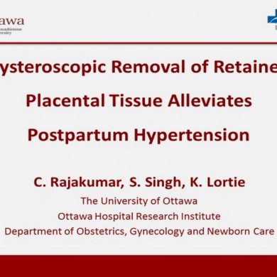 Hysteroscopic Removal of Retained Placental Tissue Alleviates Postpartum Hypertension