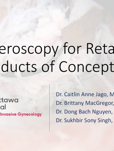 Hysteroscopy for Retained Products of Conception
