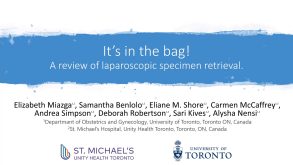 It's in the Bag! A Review of Laparoscopic Specimen Retrieval