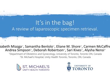 It's in the Bag! A Review of Laparoscopic Specimen Retrieval