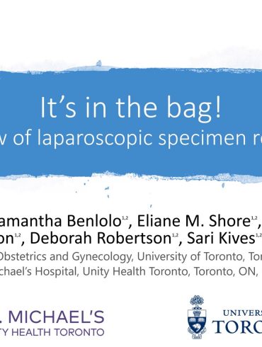 It's in the Bag! A Review of Laparoscopic Specimen Retrieval