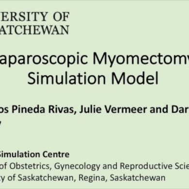 Laparoscopic Myomectomy Simulation Model