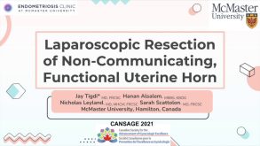 Laparoscopic Resection of a Non-Communicating, Functional Uterine Horn