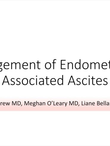 Management of Endometriosis-Associated Ascites