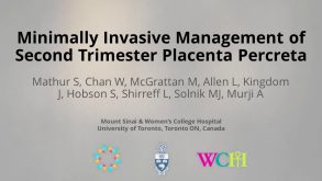 Minimally Invasive Management of Second Trimester Placenta Percreta