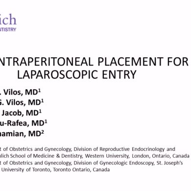 Safe Intraperitoneal Placement for Laparoscopic Entry