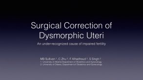 Surgical Correction of Dysmorphic Uteri