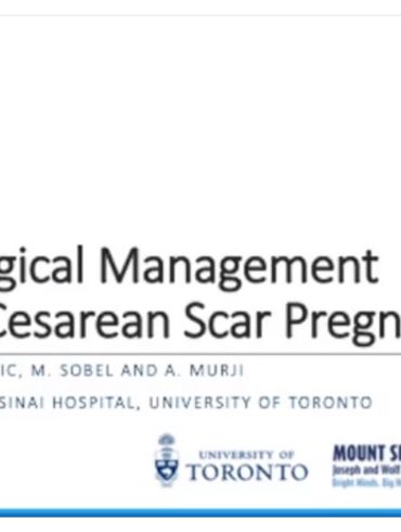 Surgical Management of Cesarean Scar Pregnancy