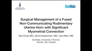 Surgical Management of a Fused Non-Communicating Rudimentary Uterine Horn with Significant Myometria