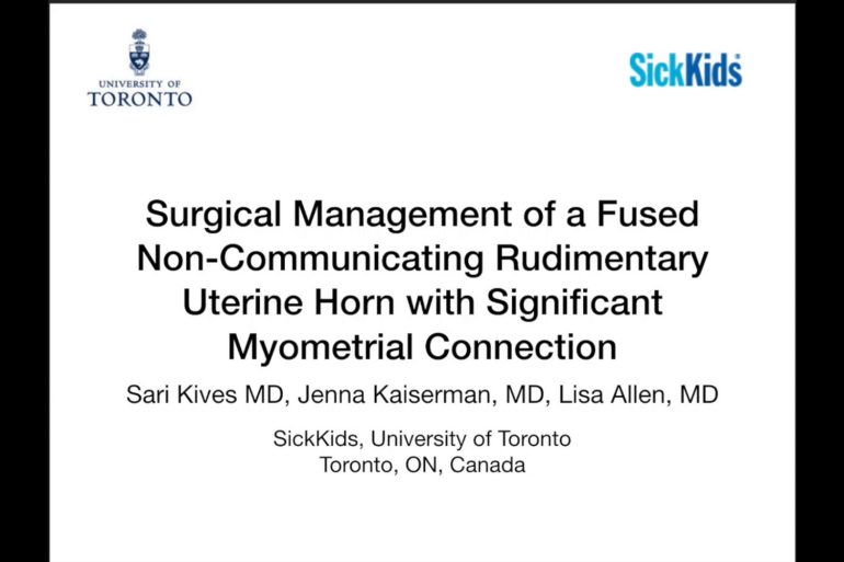 Surgical Management of a Fused Non-Communicating Rudimentary Uterine Horn with Significant Myometria