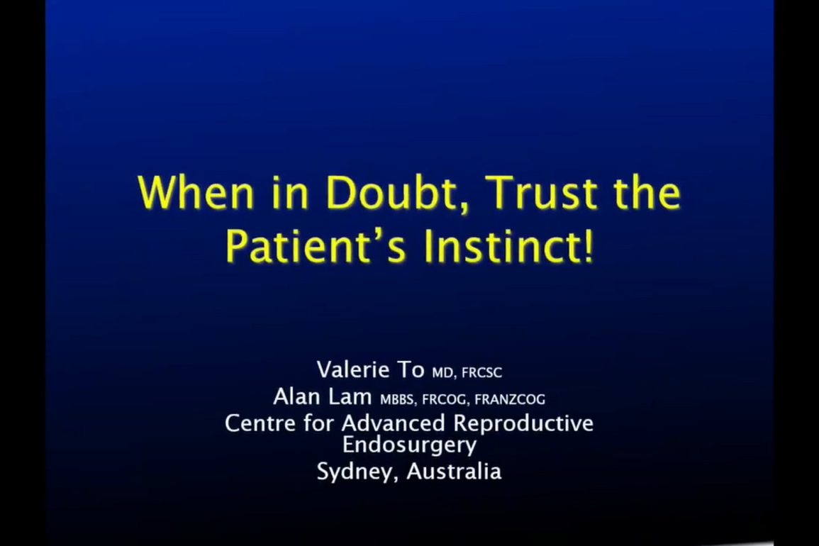 When in Doubt, Trust the Patient’s Instinct!