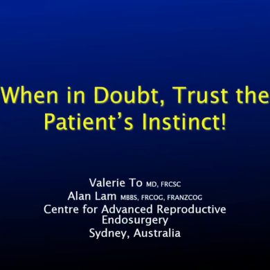 When in Doubt, Trust the Patient’s Instinct!