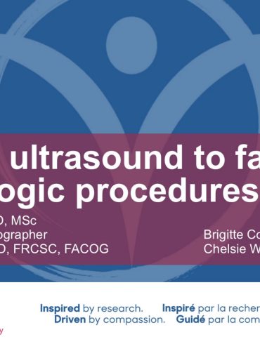 Bedside ultrasound to facilitate gynecologic procedures