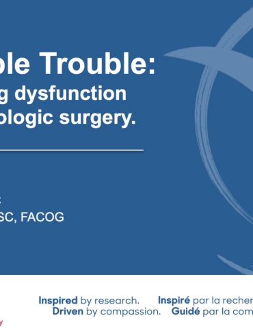 Urine Double Trouble: a case of voiding dysfunction following gynecologic surgery.