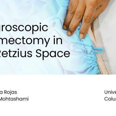 Laparoscopic Myomectomy in the Retzius Space