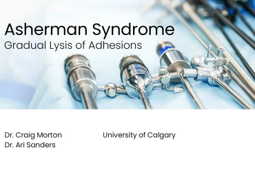 Asherman Syndrome Gradual Lysis of Adhesions