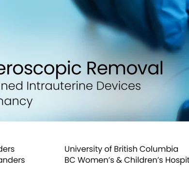 Hysteroscopic Removal of Retained Intrauterine Devices in Pregnancy