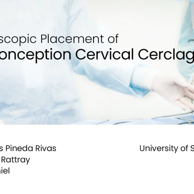 Laparoscopic Placement of Pre-Conception Cervical Cerclage