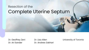 Resection of the Complete Uterine Septum