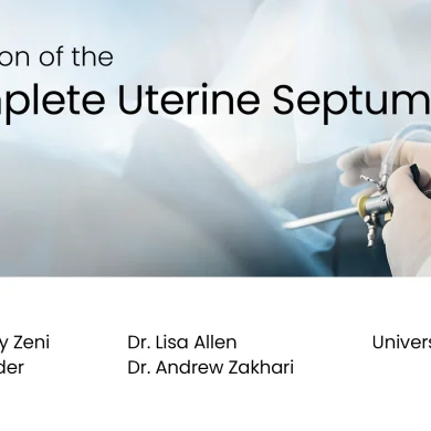 Resection of the Complete Uterine Septum