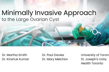 Minimally Invasive Tactic for Large Ovarian Cyst