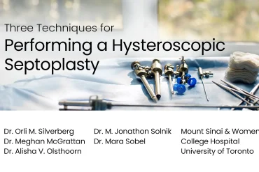 Hysteroscopic Septoplasty: Three Key Techniques