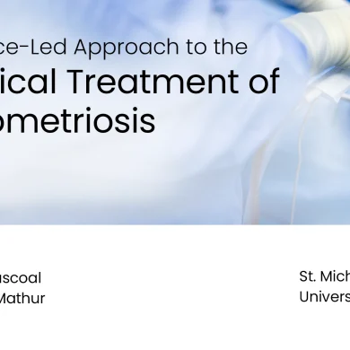 Laparoscopic Management of a Liver Endometrioma