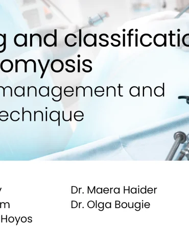 Imaging and Classification of Adenomyosis to Guide Management and Surgical Technique