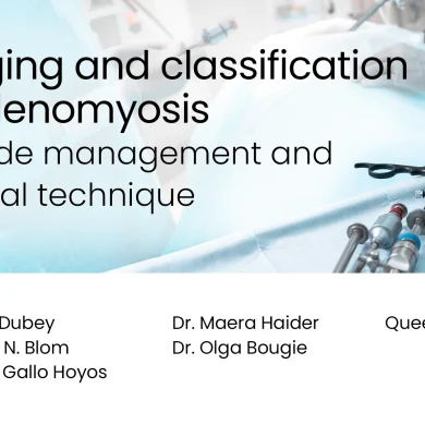 Imaging and Classification of Adenomyosis to Guide Management and Surgical Technique
