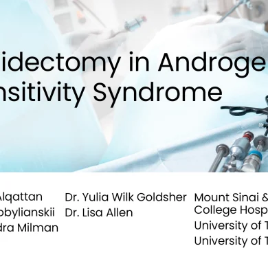 Orchidectomy in Androgen Insensitivity Syndrome