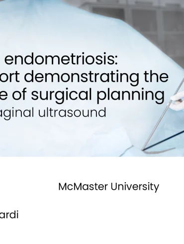 The Elusive endometriosis: A case report demonstrating the importance of surgical planning using transvaginal ultrasound