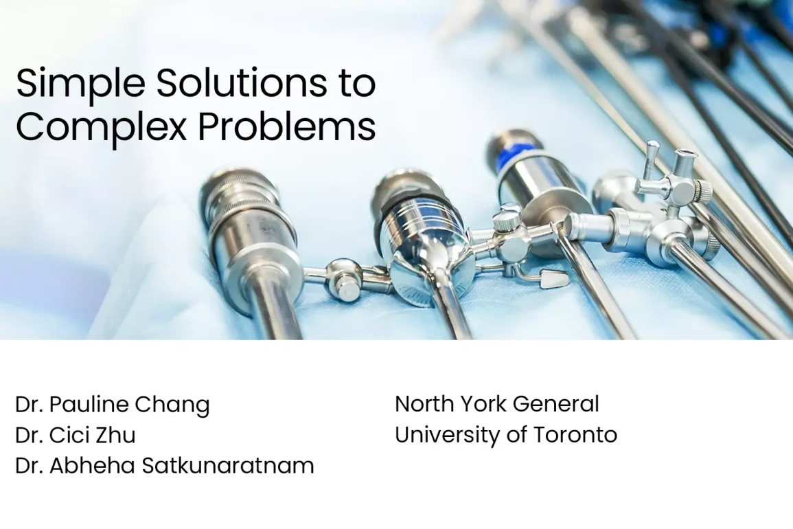 Simple Solutions to Complex Problems