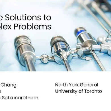 Simple Solutions to Complex Problems