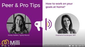 Home goals for PFPT: Peer and Pro tips 11 Peer & Pro Tips: How to work on your goals at home