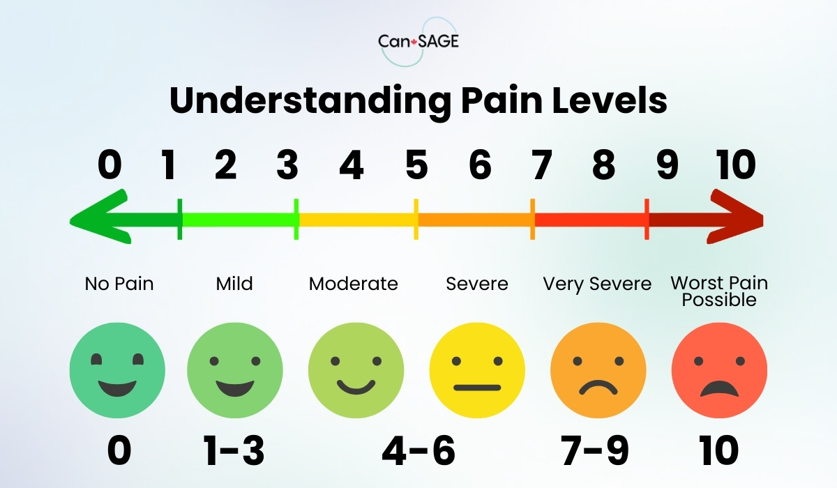 Understanding different pain levels of Endometriosis Infographic