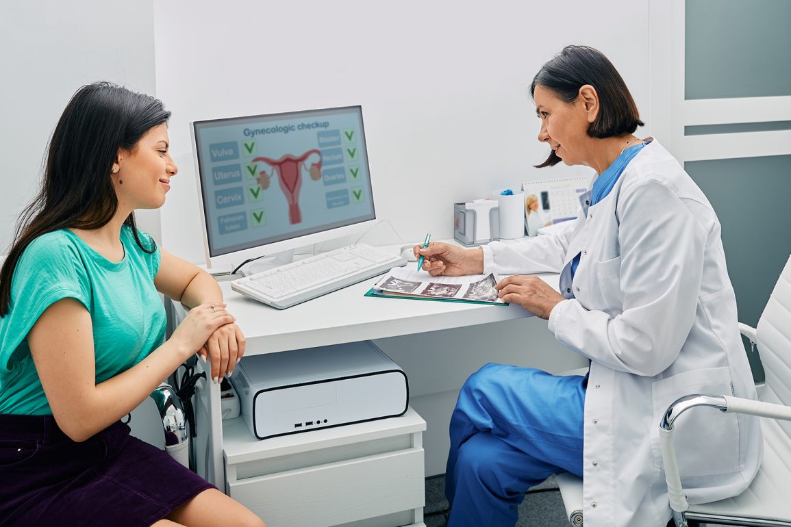 Treating Endometriosis: Medications, Surgery, Fertility, and More 10 A woman talks about her endometriosis imaging results with her doctor