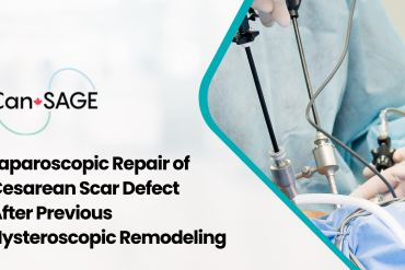 Laparoscopic Repair of Cesarean Scar Defect After Previous Hysteroscopic Remodeling 20